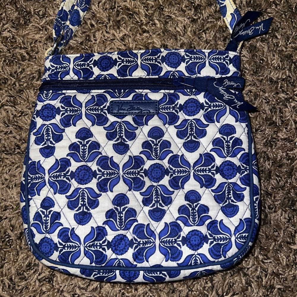 Blue and White Vera Bradley Satchel / Purse